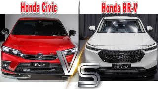 เปรียบเทียบ Honda Civic e:HEV RS กับ Honda HR-V e:HEV RS 